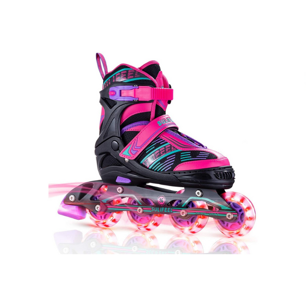 Adjustable Light up Inline Roller Skates