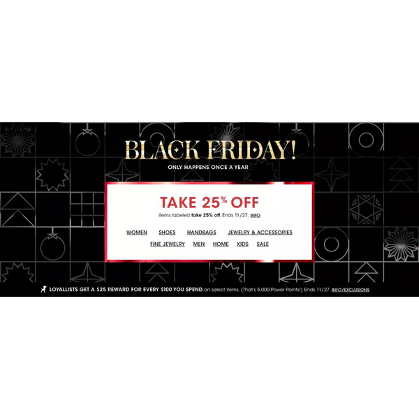 Las ofertas del Black Friday de Bloomingdales están EN VIVO