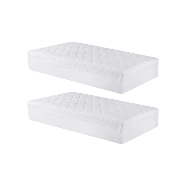 Set Of 2 Waterproof Crib or Pack N Play Mattress Covers