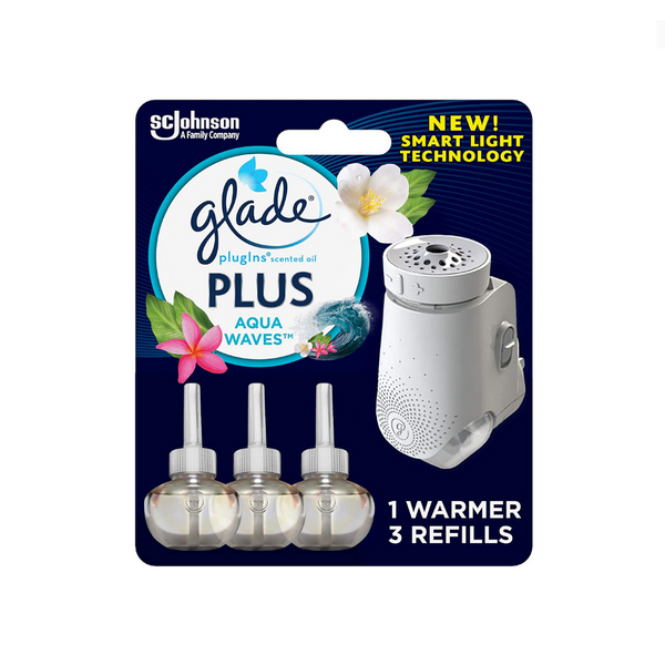 3 kits básicos de ambientadores Glade PlugIn Plus