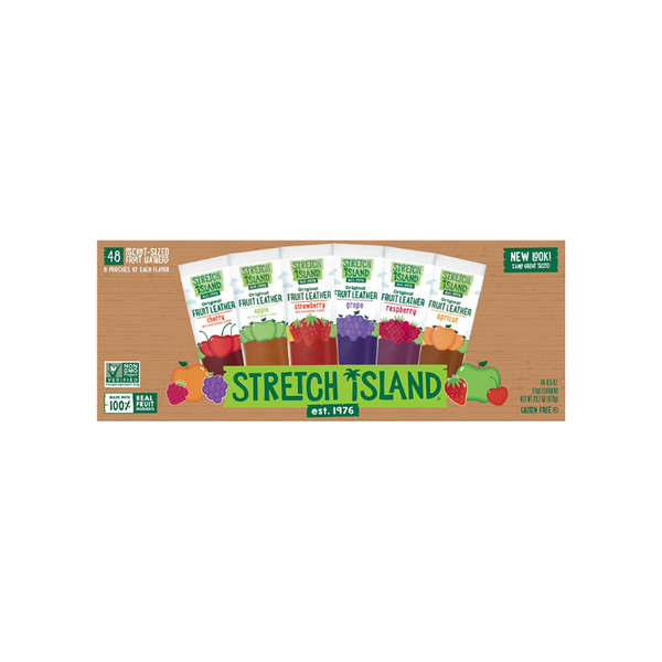 48 Stretch Island Fruit Leather Snacks