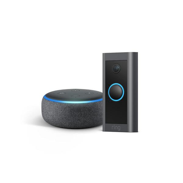 Ring Video Timbre con cable y Echo Dot