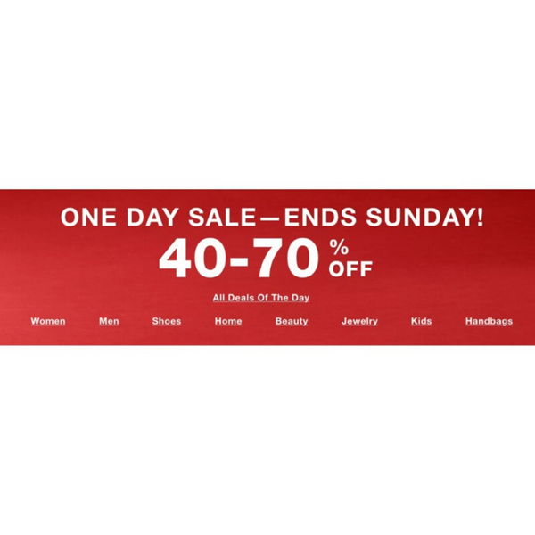 Save Up To 70% Off Macy's One Day Sale