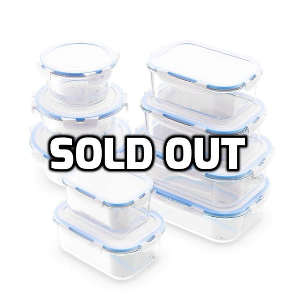 Royal Glass Food Storage Containers 18-Piece Set