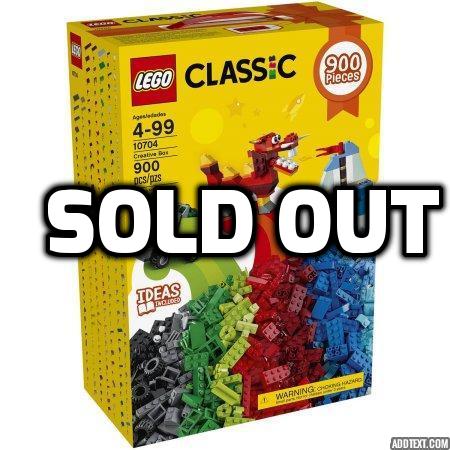 Caja creativa LEGO Classic de 900 piezas