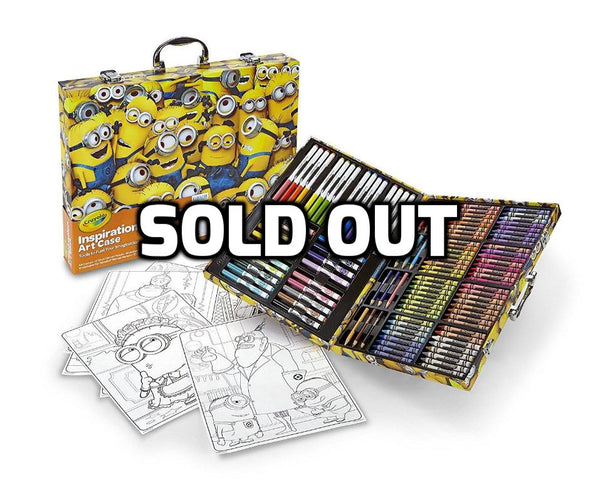 Estuche de arte inspirador Crayola Despicable Me de 140 piezas