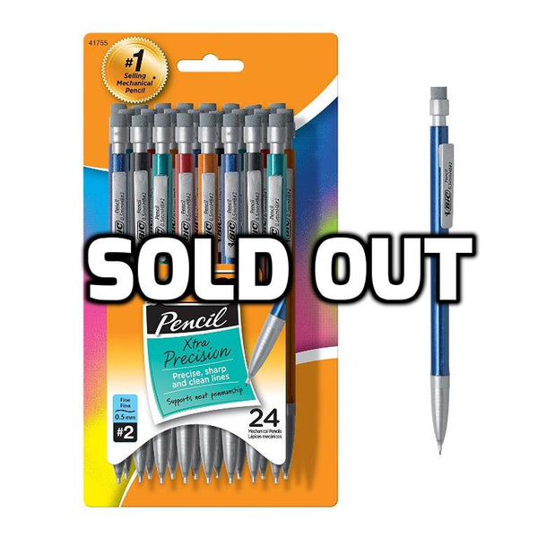 24 BIC Xtra-Precision Mechanical Pencils