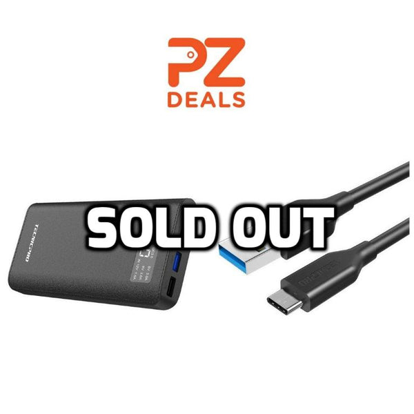 22000mAh battery pack and get a type-c cable FREE