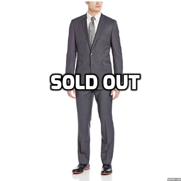 Ben Sherman Men's Pinstripe Suit (44L)