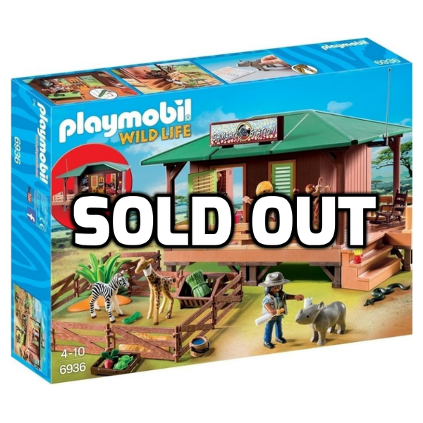 Playmobil Ranger Station with Animal Area