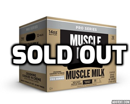 12 botellas de batido de proteínas Muscle Milk Pro Series