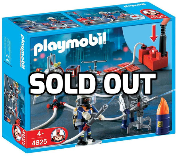 Playmobil Firefighters with Water Pump