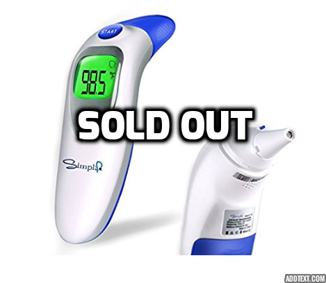 Digital Infrared Forehead & Ear Thermometer