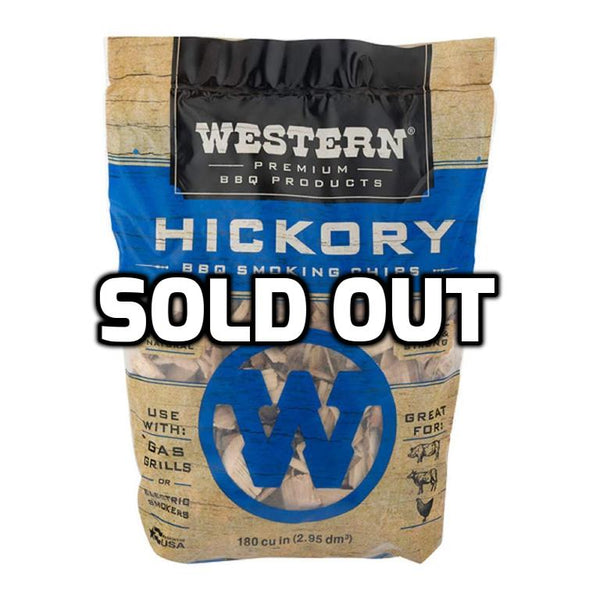 Chips para ahumar Western Premium Hickory BBQ