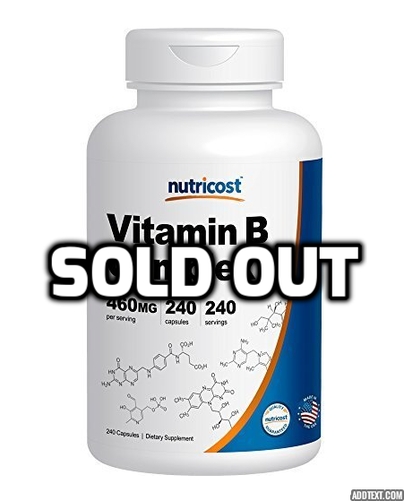 Complejo de vitamina B Nutricost