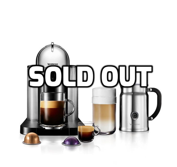 Nespresso Coffee & Espresso Maker with Aeroccino Plus Milk Frother