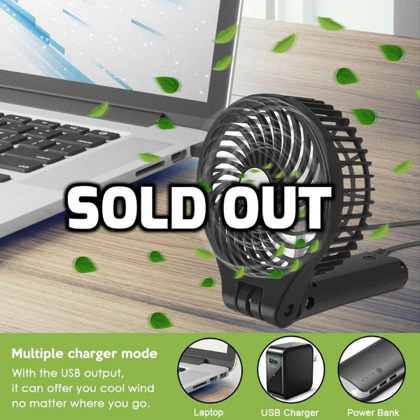 Portable USB handheld fan