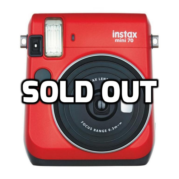 Fujifilm Instax Mini 70 - Instant Film Camera (Red)