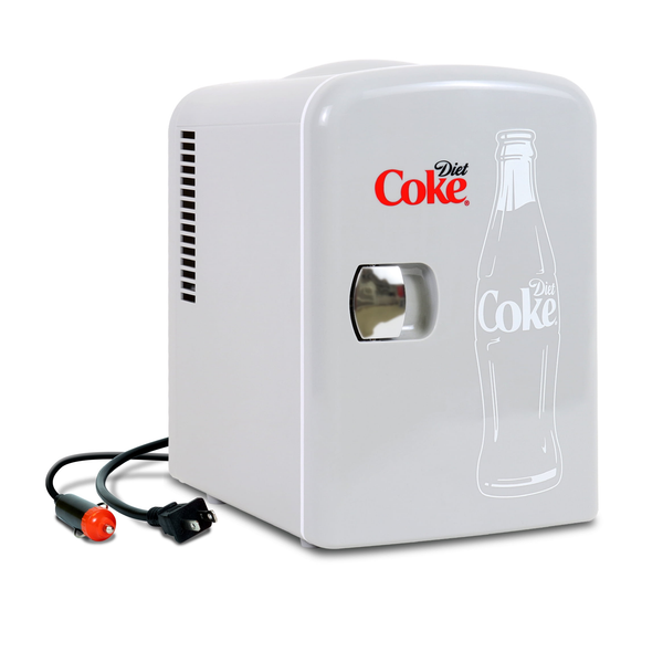 4l Diet Coke 6-Can Portable Mini Fridge