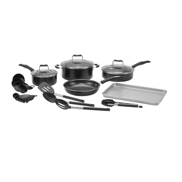 Juego de utensilios de cocina antiadherentes Cuisinart Chef's de 22 piezas con utensilios de cocina incluidos