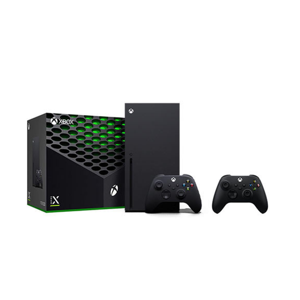 Consola Xbox Series X con 2 controladores inalámbricos Xbox negro carbón