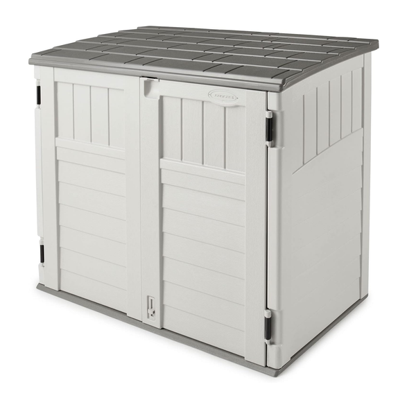 34-Cubic Feet Suncast Outdoor Storage Shed w/ Floor & 3-Lock System