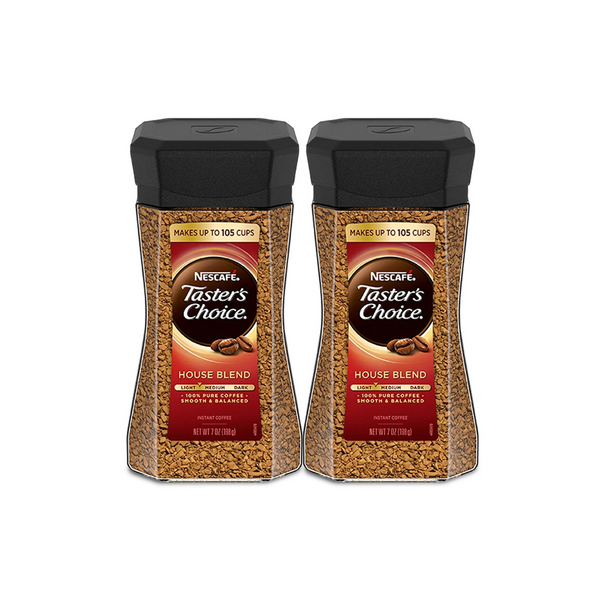 2 Nescafe Taster's Choice House Blend Instant Coffee