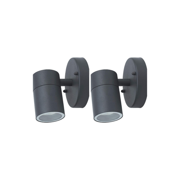 Set of 2 Amazon Basics Outdoor Wall Mount Cylinder Porch Lights