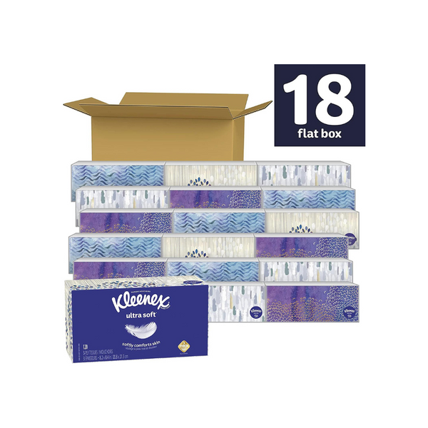 36 Boxes of Kleenex Ultra Soft Facial Tissue