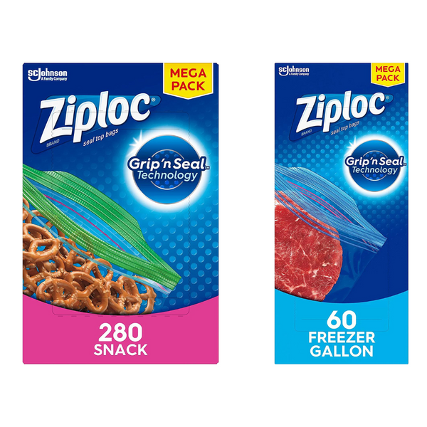 Huge Savings On Ziploc Snack Bags And Freezer Bags