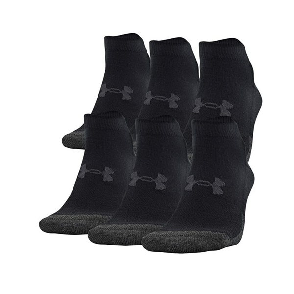 6 Pairs of Under Armour Adult Performance Tech Low Cut Socks