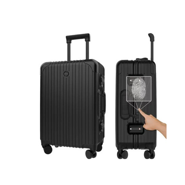 WEEGO Smart Carry-On Suitcase with Fingerprint Lock and USB Charging