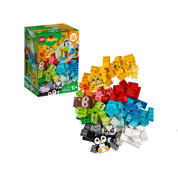 175 Piece LEGO DUPLO Classic Creative Animals Building Toy Set