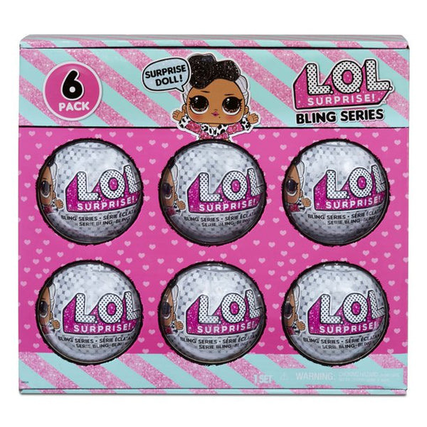 6-Pack L.O.L Surprise! Bling Series Doll Playset