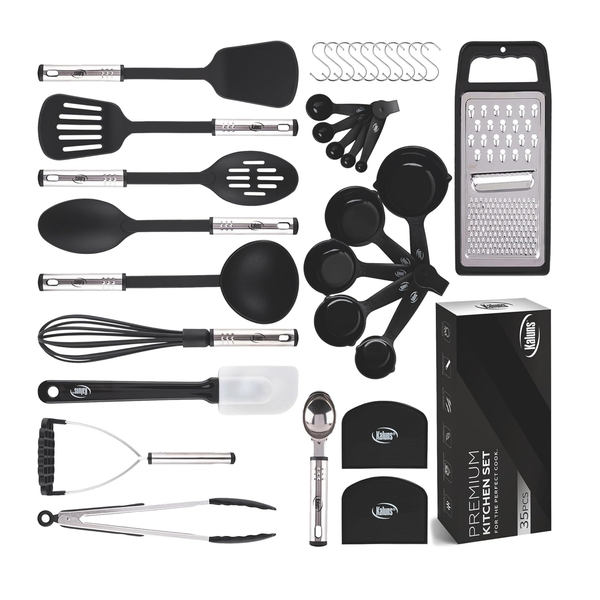 Kaluns 24-Pc Nylon & Stainless Steel Cookware Set