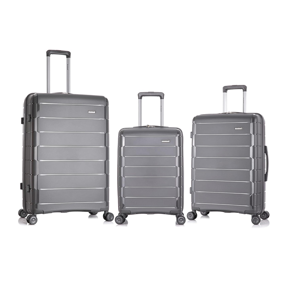 Rockland Vienna 3-Piece Hardside Luggage Set w/ Spinner Wheels (20/24/28)