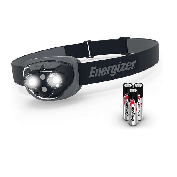 Linterna frontal LED Energizer de 360 ​​lúmenes: duradera, resistente al agua, 7 modos