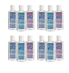 12 botellas de desinfectante de manos avanzado Purell de 4 oz