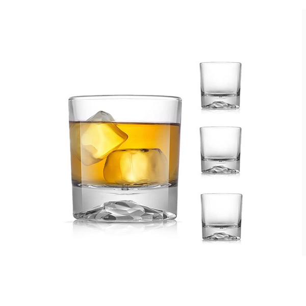 Radiant Crystal Whiskey Glasses