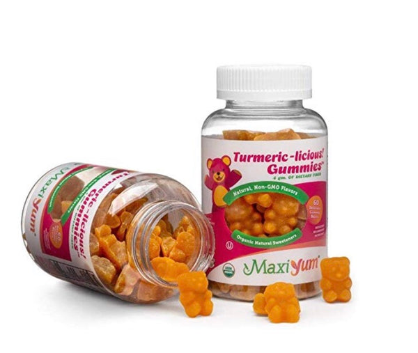 60 Maxi-Health Turmeric Curcumin Gummy Supplement