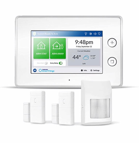 Kit básico de seguridad para el hogar inalámbrico Samsung SmartThings ADT con concentrador