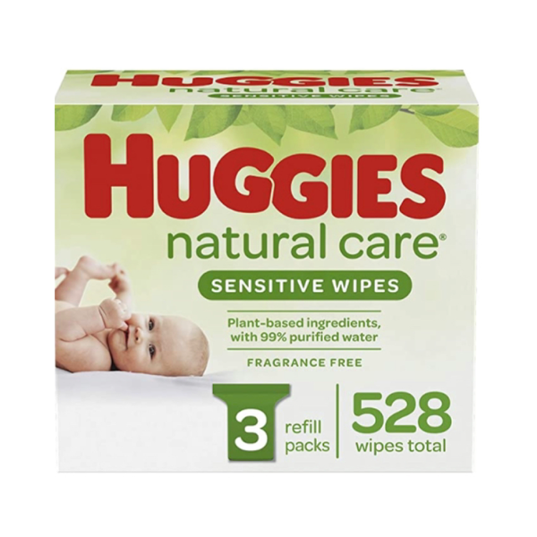 528 Toallitas para bebés sensibles Huggies Natural Care