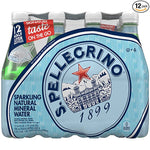 12 Bottles of S.Pellegrino Sparkling Natural Mineral Water