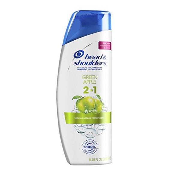 6 botellas de champú + acondicionador 2 en 1 de manzana verde Head and Shoulders