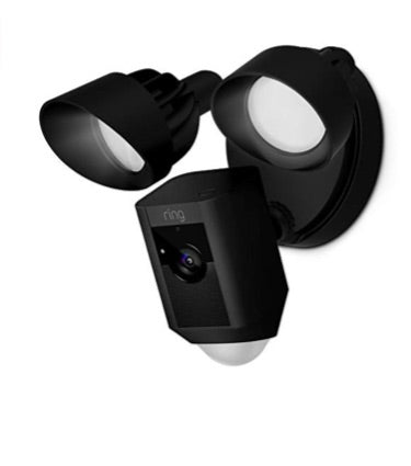 Prime Members: Ring Floodlight Camera With 2 Way Talk And Siren Alarm