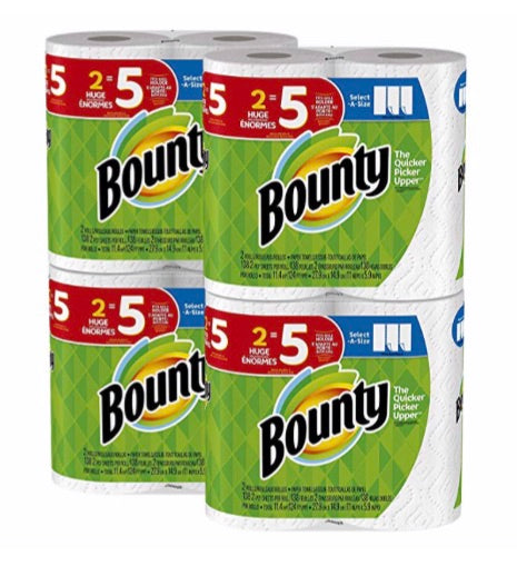 24 Rolls Of Bounty Paper Towels