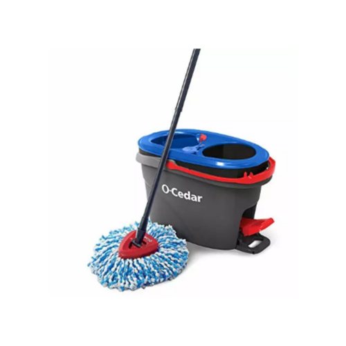 O-Cedar EasyWring RinseClean Microfiber Spin Mop & Bucket