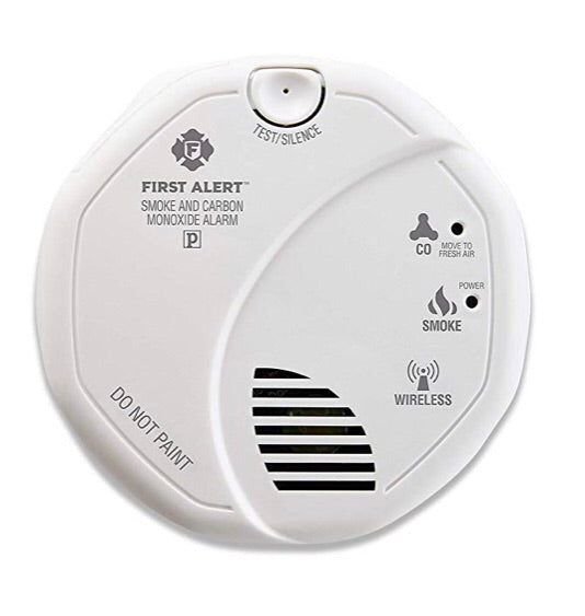 First Alert Detector de humo inalámbrico 2 en 1 Z-Wave y alarma de monóxido de carbono