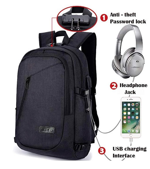 Mochila antirrobo con puerto de carga USB