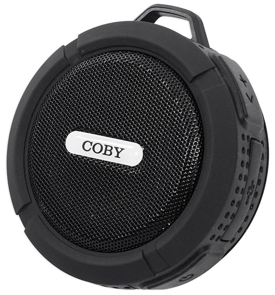 Coby Waterproof Speaker, Black , Red, or Blue